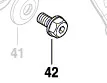 Boulon réf. 2 610 016 801 pour Dremel DSM20